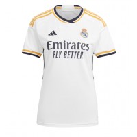 Camiseta Real Madrid Vinicius Junior #7 Primera Equipación Replica 2023-24 para mujer mangas cortas